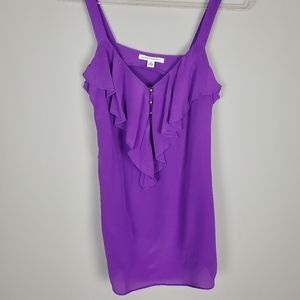 Purple Silk Banana Republic Tank Top Sz 6